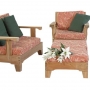 set 163 -- oversize deep seating (s+h) armchair, (s+h) 2-seater, (s+h) 3-seater & (s+h) ottomans (ot-001)